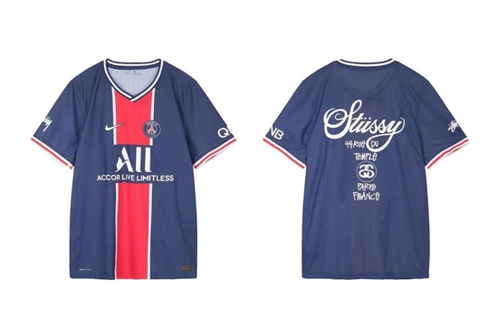 Stussy x Nike x 巴黎圣日耳曼足球俱乐部合作系列