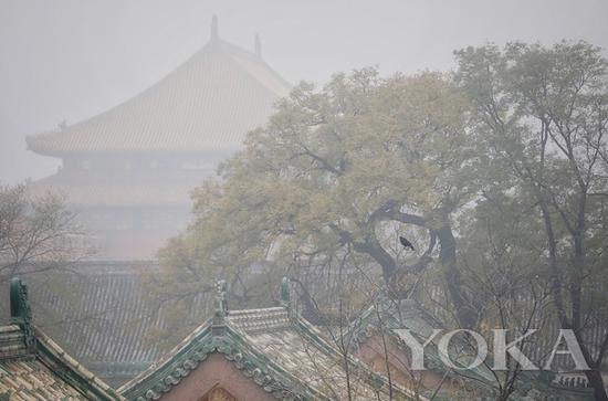 帝都的雾霾让人绝望 图片源自视觉中国