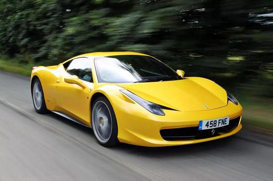 ▲Ferrari 458,价值约合400万人民币