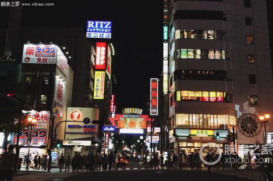 日本大阪购物区夜景