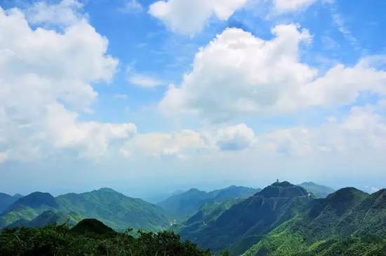 常山名山之一黄冈