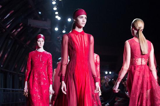 Valentino 2013上海大秀 图片来源:wwd