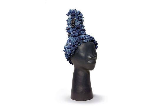 《Decatur (Cobalt)》by Simone Leigh (2015) | Via Sotheby’s