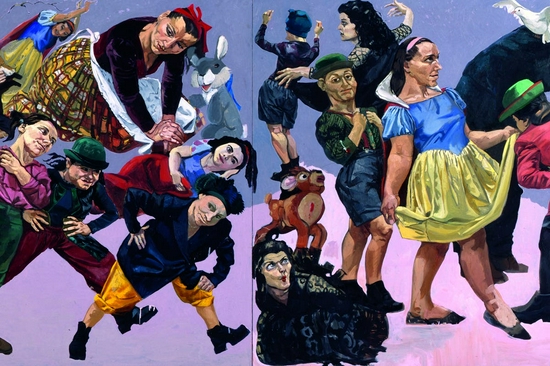 《白雪公主角色扮演者》(局部),1996