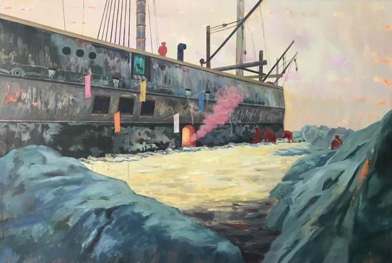 梦境19,120x80cm,布面油画,2018