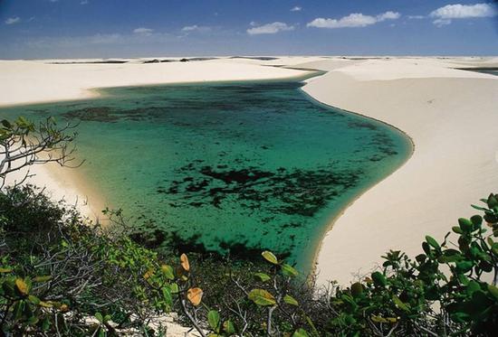 Lencois Maranhenses千湖沙漠 图片源自viagem.com