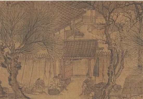 宋 张择端 清明上河图(局部) 递铺 绢本设色 北京故宫博物院藏