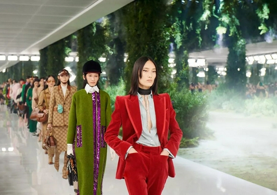 Gucci在六月份于上海举办《Aria-时尚咏叹调》时装秀