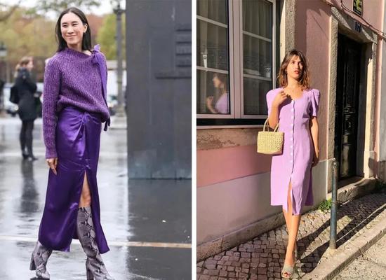 今年如果你还没有一件“香芋紫” 那么你一定是out了