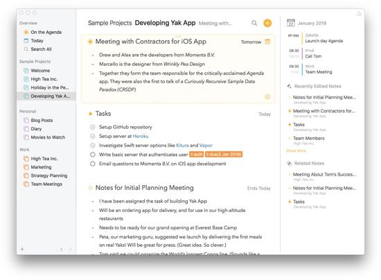 图片来自 Agenda 官网