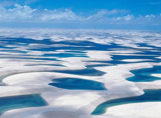 Lencois Maranhenses千湖沙漠 图片源自viagem.com