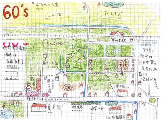 奈良美智的记忆地图,60年代的家乡