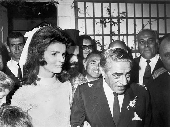 1968年，Jackie与 Aristotle Onassis 结婚