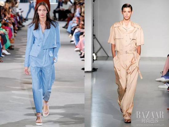 左:Tibi 2018春夏系列 右:Joseph 2018春夏系列