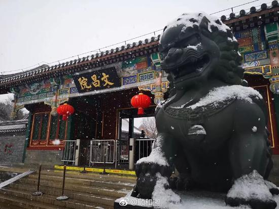 北京下雪了 去不了故宫还可以到这些地方赏雪