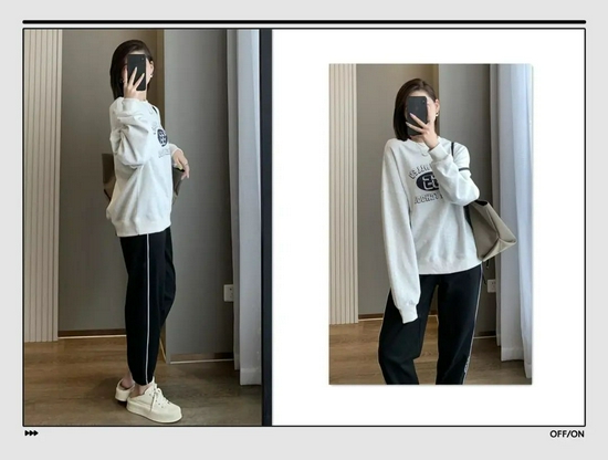 早秋最慵懒舒适的时髦套路=卫衣+裤子,温暖又有女人味-幽兰花香 早秋最慵懒舒适的时髦套路=卫衣+裤子,温暖又有女人味-幽兰花香