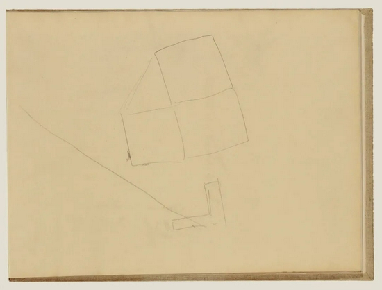 《抽象线条》,约1877年,埃德加·德加。The J。 Paul Getty Museum, 95.GD.35.29