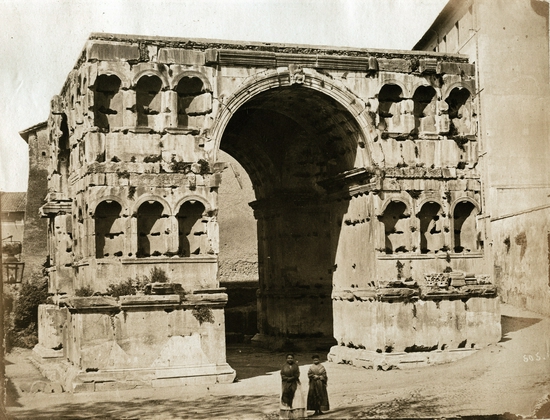  雅努斯拱门，大约1855年。
