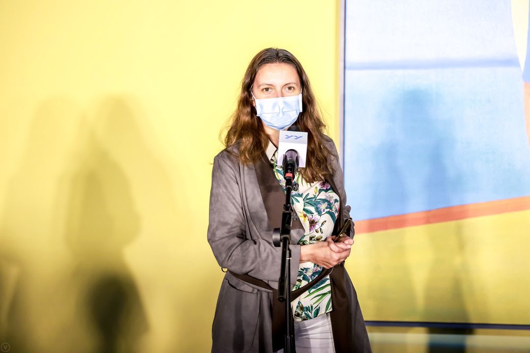 展览的联合主办方意大利GIP集团中国区执行总裁Mischela di Maria致辞