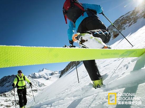 滑雪者的福音：塑料止滑带 感谢菲舍尔提供照片