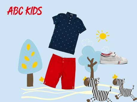 ABC KIDS童装夏季都会新品 潮童五一街拍必备