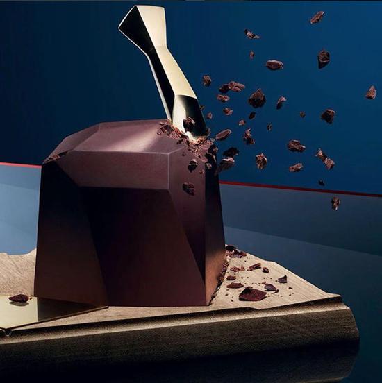 巧克力切割工具（来源：Oialla Instagram）