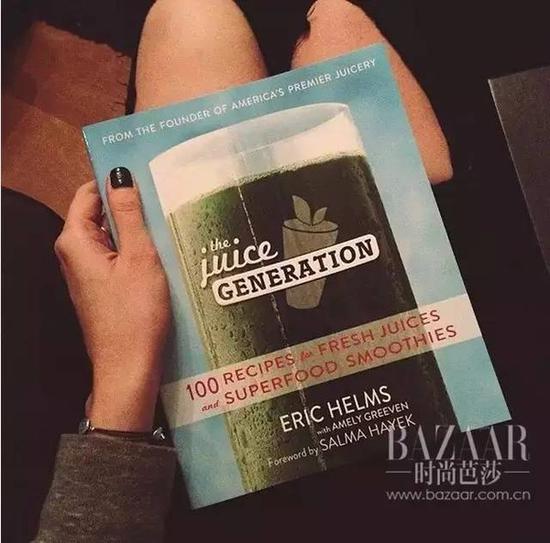 Black Lively还为此出了一本书《The Juice Generation》，专门介绍健康食品的制作方法。