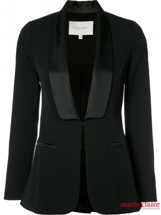 CAROLINA HERRERA塔士多式领西装夹克