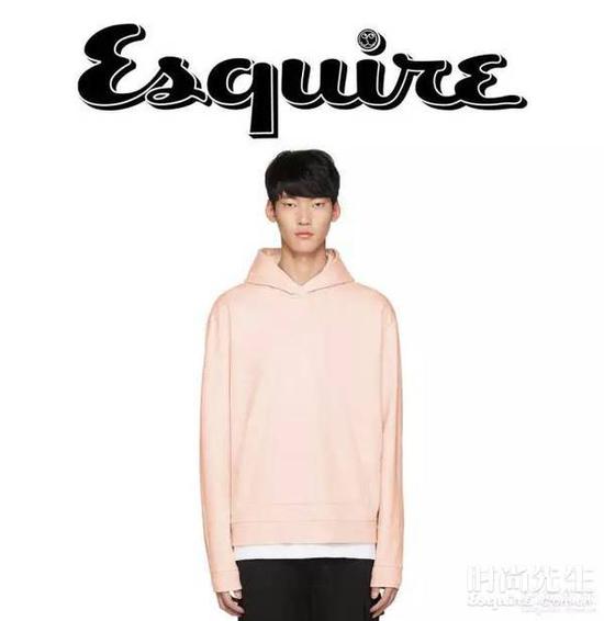 John Elliott Pink Oversized Cropped Hoodie