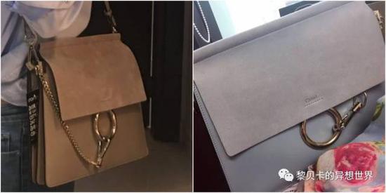微:小号的chloe风琴包。这个包是朋友从美国带回来的,价格9000左右。