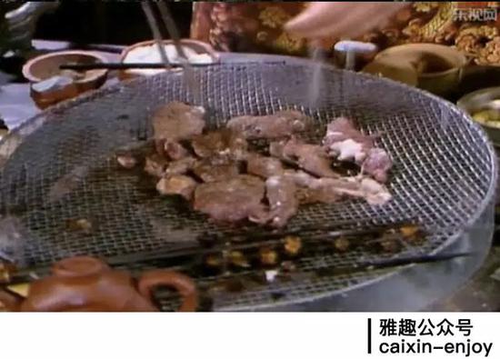 ▲ 《红楼梦》里的烤鹿肉