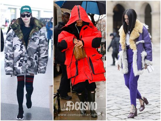 ▲宋茜 羽绒服：Vetements X Canada Goose