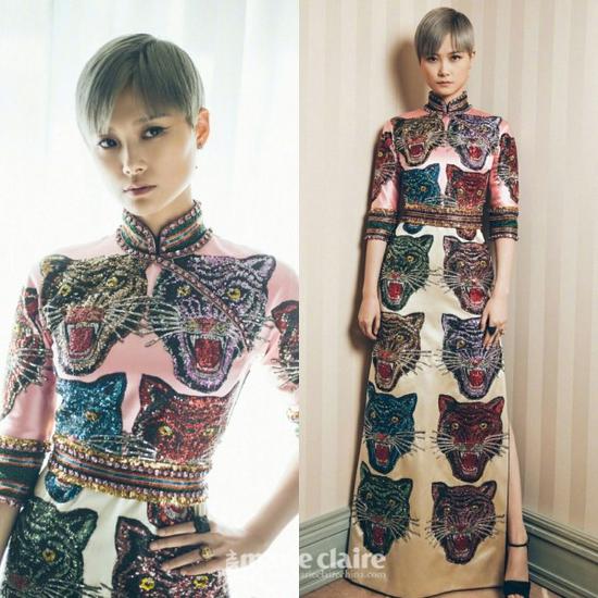 李宇春 in Gucci 高级定制礼服