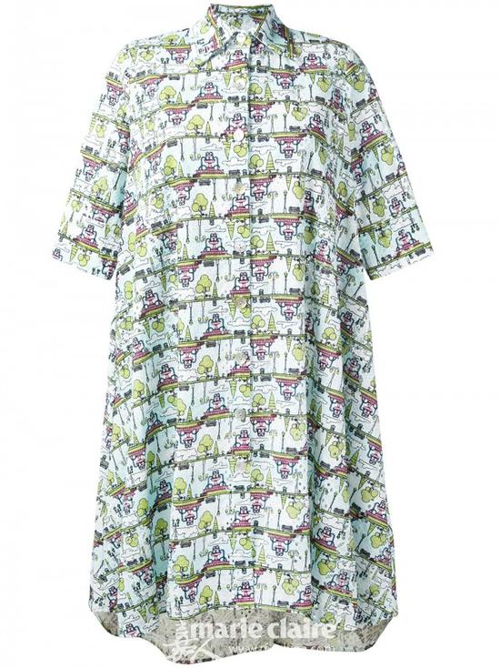 ULTRÀCHICFountaine印花衬衫连衣裙$578