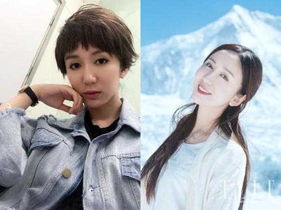 赵丽颖减了8斤这么瘦,为什么脸还是比短发的郑爽胖?