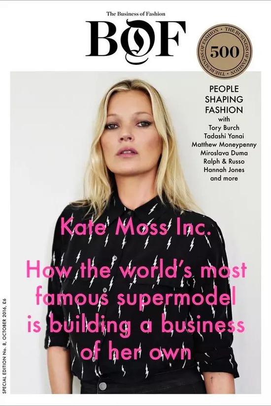 BOF 对 Kate Moss“创业”的报道