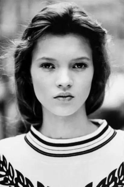 年少时期的 Kate Moss