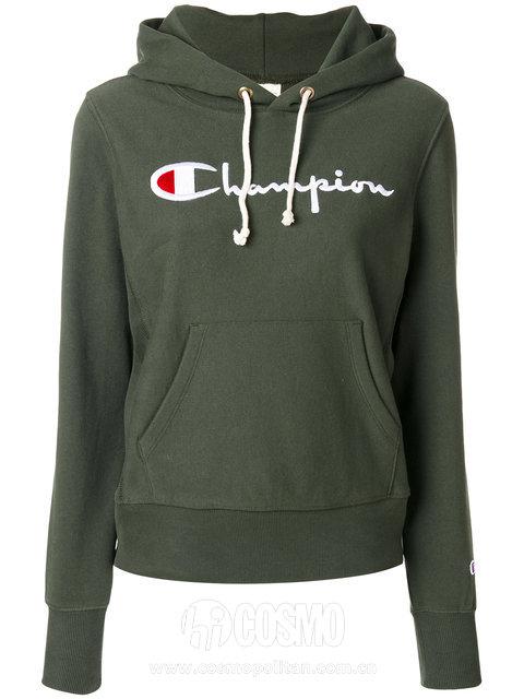 CHAMPION hooded logo sweatshirt