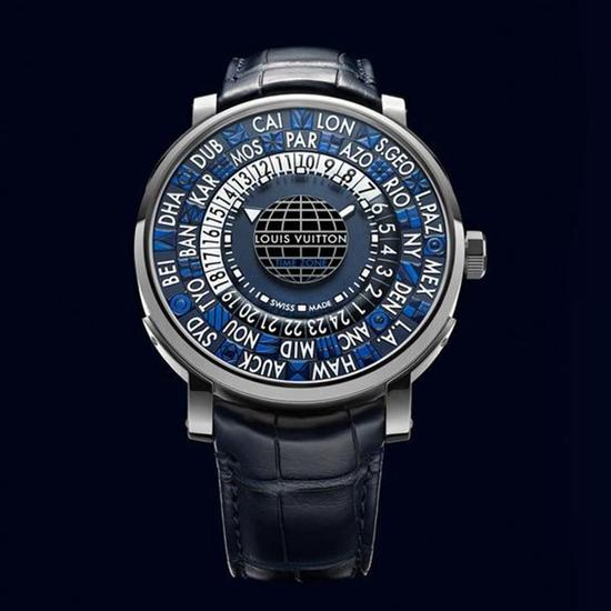 路易威登Escale Time Zone Blue,图片来源于路易威登。
