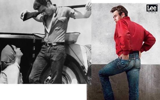 James Dean 是 1960 年代牛仔裤 icon