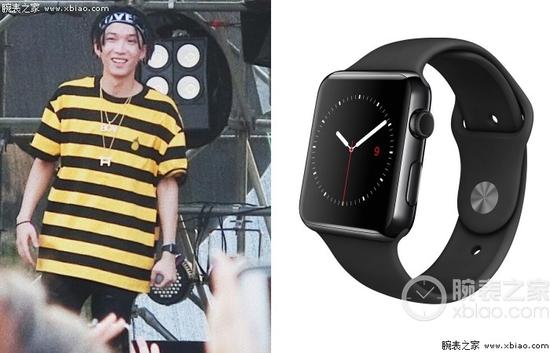 TT佩戴的是Apple watch