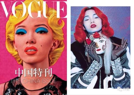 2015年意大利版《VOGUE》化身波普风梦露