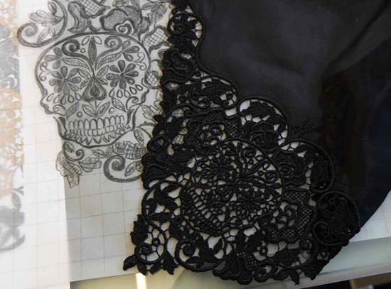 Bischoff刺绣公司以欧根纱刺绣闻名，图片来源于HUBLOT。