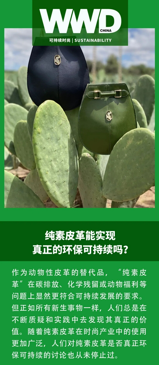 纯素皮革能实现真正的环保可持续吗？