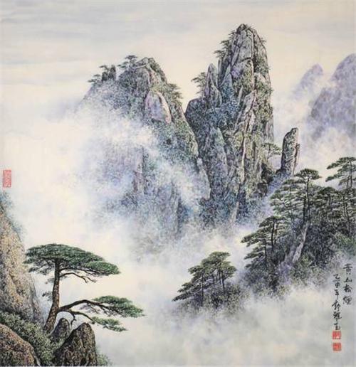 《黄山美景图1》