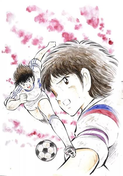 高桥阳一,《足球小将》,1981-88年作 ?YOICHI TAKAHASHI/SHUEISHA
