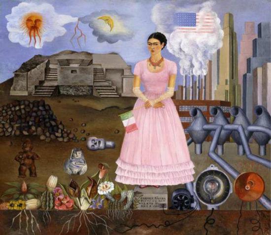 Frida 一生所创作的 150 余幅作品里，大多是自画像