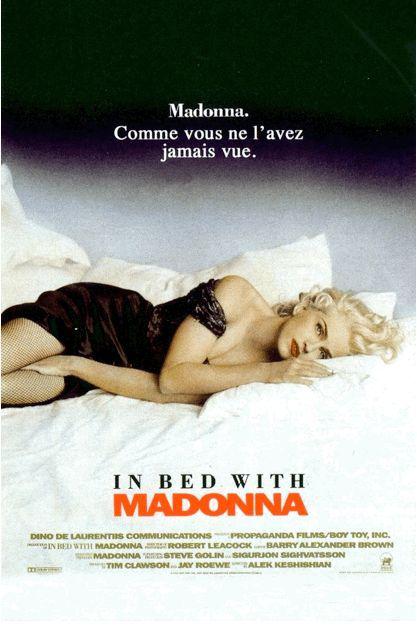 巡演的纪录片“Madonna：Truth or Dare/In Bed with Madonna”直白挑逗的封面