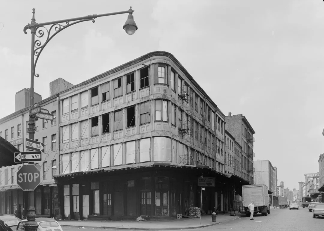 埃德加·莱恩商店,华盛顿和默里大街,纽约郡,纽约州。美国历史建筑普查。图片来源:美国国会图书馆,美国历史建筑普查