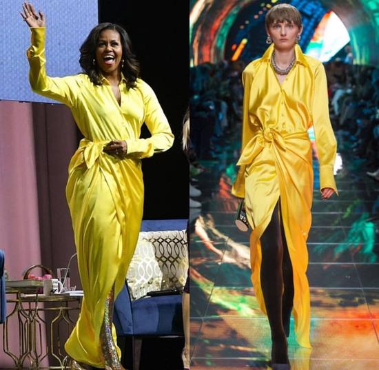 Michelle Obama身着Balenciaga